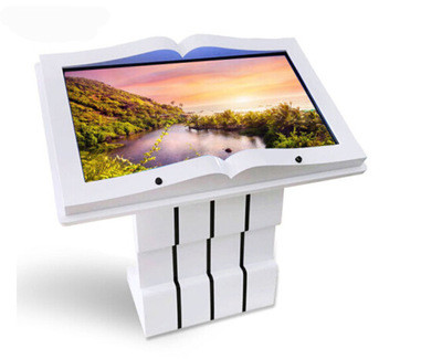 Quality Interactive Lcd Touch Screen Kiosk , Android Wifi Library Kiosk Machine for sale