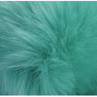 China 100% Polyester Back Material Faux Dyed Fox Fur for Garments Luxurious and Comfortable factory