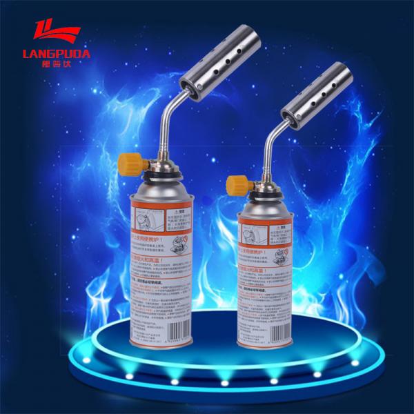 Quality 1300 Celsius Camping Gas Torch , Cooking Torch Gun Automatic Ignition for sale