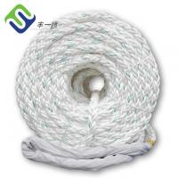 Quality 40mm - 200mm PP Danline Rope / 8 Strand Polypropylene Rope Customized Length for sale