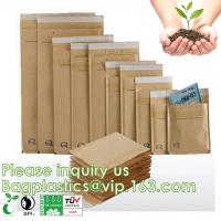 China Padded Envelopes, 100% Recycled Biodegradable Kraft Paper Fibers Cushioning Protected Padded Envelopes factory