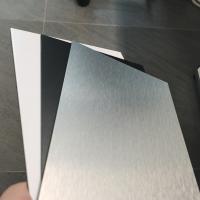 China Partition PE Aluminum Composite Panel Flash Silver ACP Sheets For Interior Decoration factory