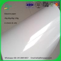 Quality 125g 165g 185g 225g cast coated high glossy paper rolls on sale for sale