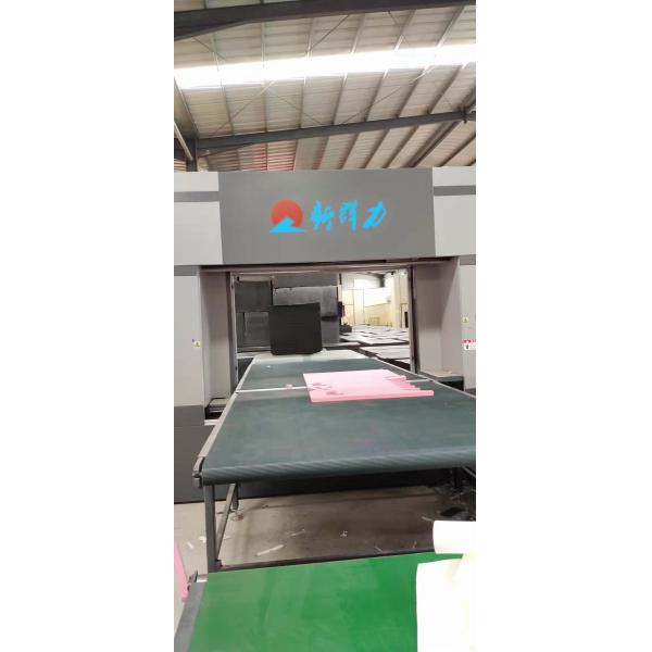 Quality Sponge CNC Foam Cutting Machine Fast Speed Steel Material New Condition 50HZ for sale