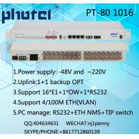 China 4/8/16E1+4Eth+RS232 PDH Optical Multiplexer factory