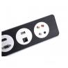 China OEM aluminum panel power socket for Office Conference Table / Multifunction Power USB Desktop Interface factory