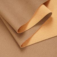 China Skin-Feeling Linen Semi-Pu Leather Handbag Furniture Shoes Faux Leather Fabric factory