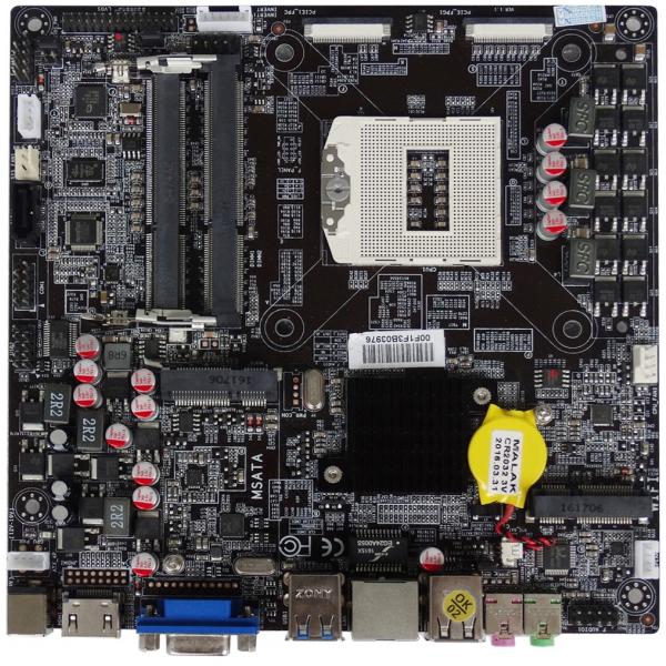 Quality ITX-946DL118 Thin Mini Itx Board Support Socket 946 4th Gen Intel CPU Discrete for sale