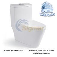 China SIGMAR6107 Economic Ceramic WC Toilet Wc Toilet Bowl S-Trap Ceramic Toilet for sale