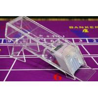Quality Transparent Poker Shoe / Baccarat Cheat System For Gamblers for normal cards for sale