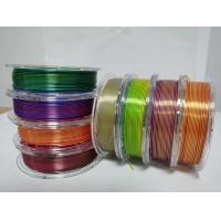 China dual color 3d printer filament, silk filament ,pla filament ,3d printer filament factory