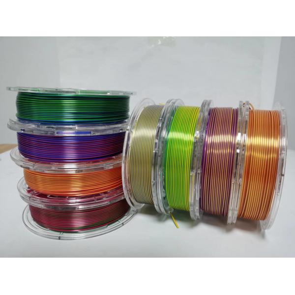Quality dual color 3d printer filament, silk filament ,pla filament ,3d printer filament for sale
