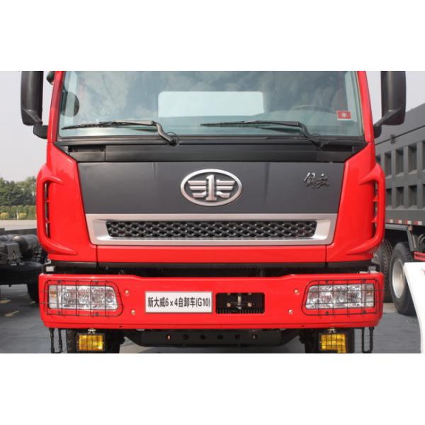 Quality FAW JIEFANG J5P Dump Truck Dumper 6*4 Heavy Duty Truck Manual Red Color for sale