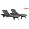 China Comfortable Patio Furniture Chaise Lounge , Outdoor Furniture Pool Chaise Lounge Chairs factory