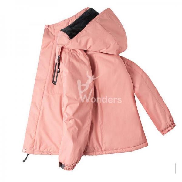 Quality Women' S Sports Ski Jackets Mountain Windproof Winter Coat With Detachable Hood for sale