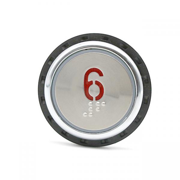 Quality OTIS Stainless Steel Elevator Floor Alarm Button  Red Digital Light  Touch Button for sale