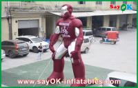 China Durable Inflatable Iron Man / Spider Man Cartoon Character Hero For Event factory
