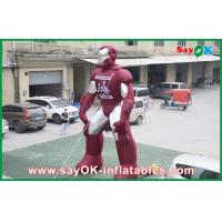 China Durable Inflatable Iron Man / Spider Man Cartoon Character Hero For Event factory