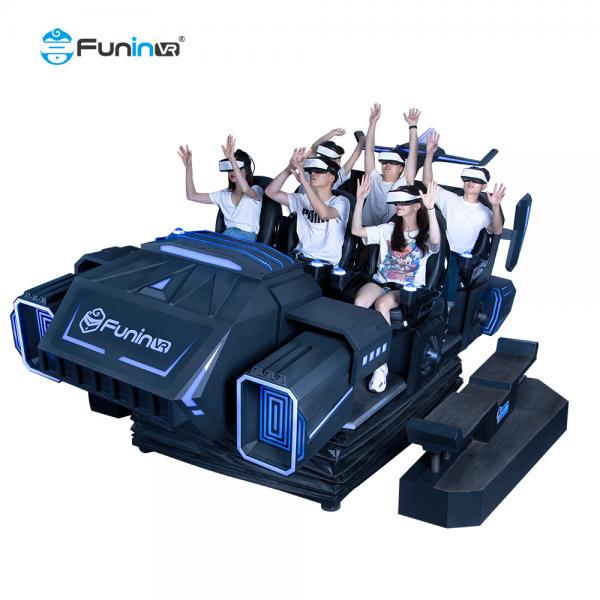 Quality 9D VR 6 seats cinema simulator machine Rated load 600KG VR Motion Platform for sale