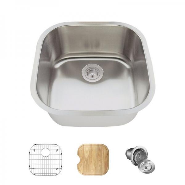 Quality SUS304 Undermount Stainless Steel Kitchen Sink Egypt 440*390*200mm for sale