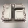 China 3 Compartment Plastic Packaging Box Food Tray Take Away Salad Food Container Tray Plastic Disposable Food Container factory