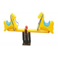 China Yellow Color Fashion Design Seesaw Play Equipment , Seesaw Garden Toys for sale