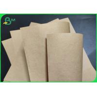 China Good Stiffness 60gsm 80gsm Brown Kraft Paper Rolls Recyclable Envelopes Material factory