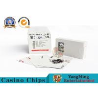 Quality High End Casino Standard Black Blue Core Papper  Playing Cards For Hotels And Clubs Casino Entertainment for sale