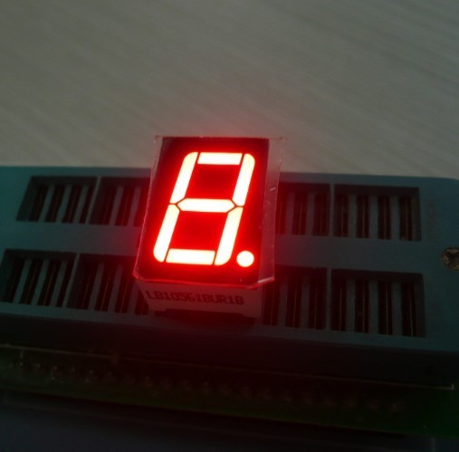 Quality 1.0 inch Common Cathode Single digit 7 Segment LED Display For Elevator Position for sale