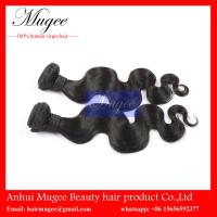 china Double Drawn Unprocessed remy malaysian body wave hair weft,hair weave no shedding