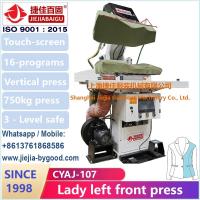 China Steam Heat Dress Shirt Press Machine Color Touch Screen Plc factory