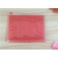 China 0.06-0.1mm Thickness PVC Bubble Bag / Reusable Mailer Plastic Zipper Bag factory