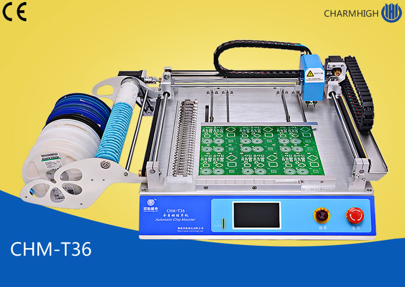 China CHMT36 Desktop SMT Pick and Place Machine , SMT equipment For LED SMD Surface Mounting for sale