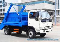 China 4m3 swing arm Garbage Container Truck Dongfeng 4x2 Drive 2 Axles 102hp factory