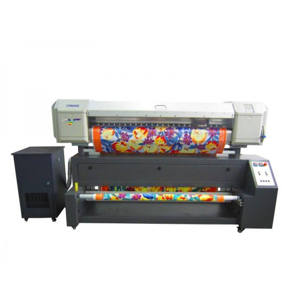 Quality Digital 100% Polyester Direct Sublimation Textile  Printer With Dual Cmyk Color 1440 Nozzles for sale