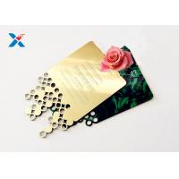 China Mirror Acrylic Gifts , Acrylic Invitation Card With Custom Shape For Wedding / Party factory