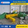 China New Condition and Automatic Scrap metal baler diesel drive with hopper for recycling companies factory