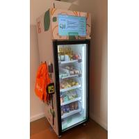 Quality Micron Smart Vending Fresh Food Snack Drink Smart Fridge Vending Machine With Card Reader for sale