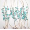 China Hand woven Turquoise String Bracelets Wholesale, Retro Fashion Woven turquoise Charm Pendants Strand Bracelets factory