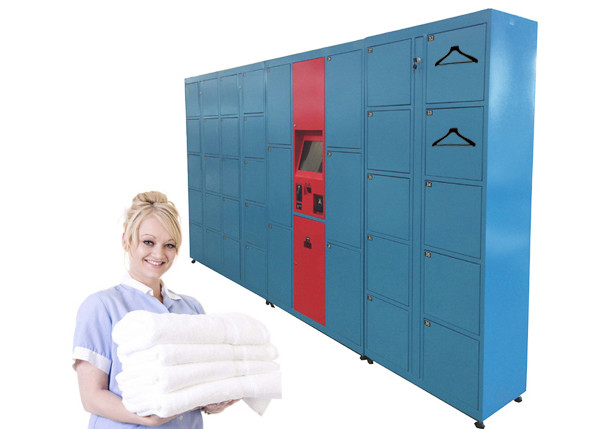 Quality Intelligent Sending SMS Message Laundry Locker , Self-Service Locker Delivery for sale