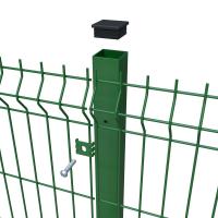 China Outdoor Garden Privacy 3D Curved V Mesh Fencing Gate factory