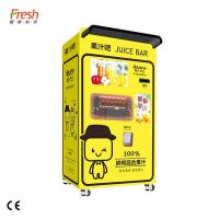 China Medium Automated Juice Vending Machine With Coin And Bill Acceptor Payment System factory