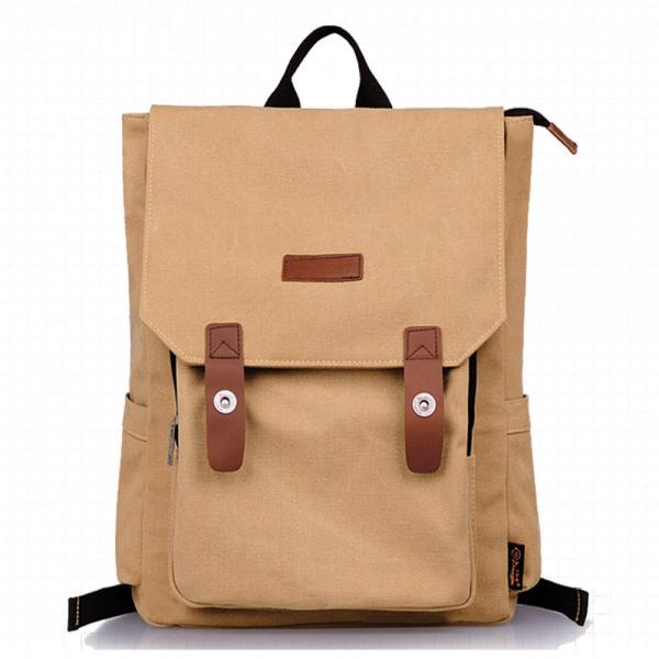 Quality Washable Women And Mens Shoulder Bags Canvas Fashion Backpack Large Capacity for sale