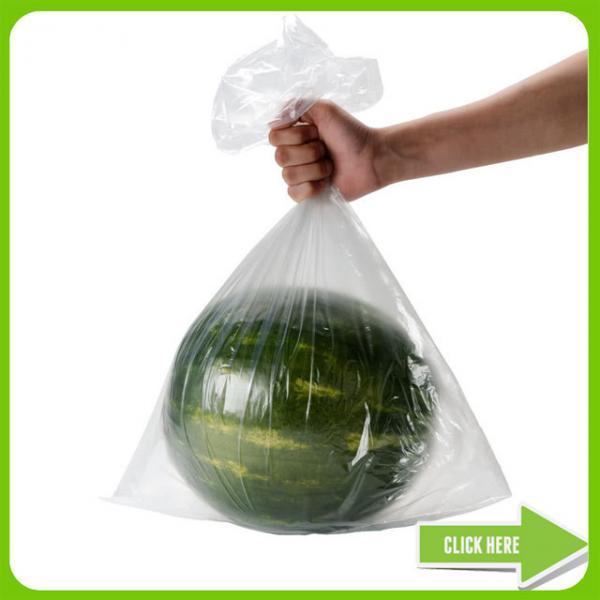 Quality HDPE Transparent Plastic Bag On Roll , Clear Food Bags ISO9000 Certification for sale