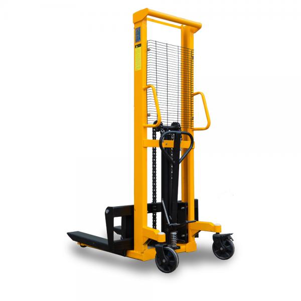 Quality 1000KG KAD Hand Operated Manual Hydraulic Stacker Forklift for sale