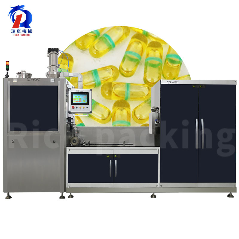 China NJY-600c Pharmaceutical Automatic Liquid Hard Capsule Filling Machine Line factory