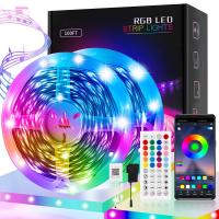 China Smart Sound Controlled Music Reactive Led Lights Music Sync 5050 Flexible Neon Light factory