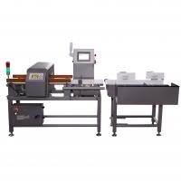China Waterproof Combo Online Checkweigher And Metal Detector Machine Stable , ± 0.1g Accuracy factory