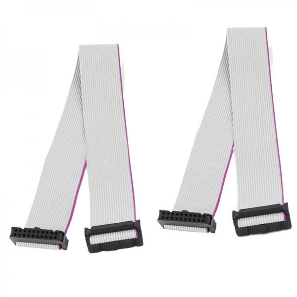 Quality 2.54 mm pitch Flat Flexible Ribbon Cable , 10 Pin IDC Cable 60mm Length for sale