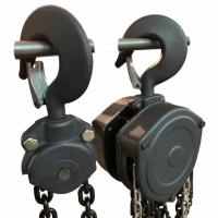 Quality Small Hoist Chain Block , Electric Chain Lift 0.5-30 Ton Black Color Material for sale